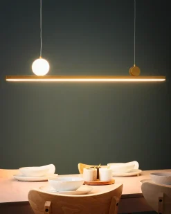 Lampa wisząca LED ALWAND Metal Złoty