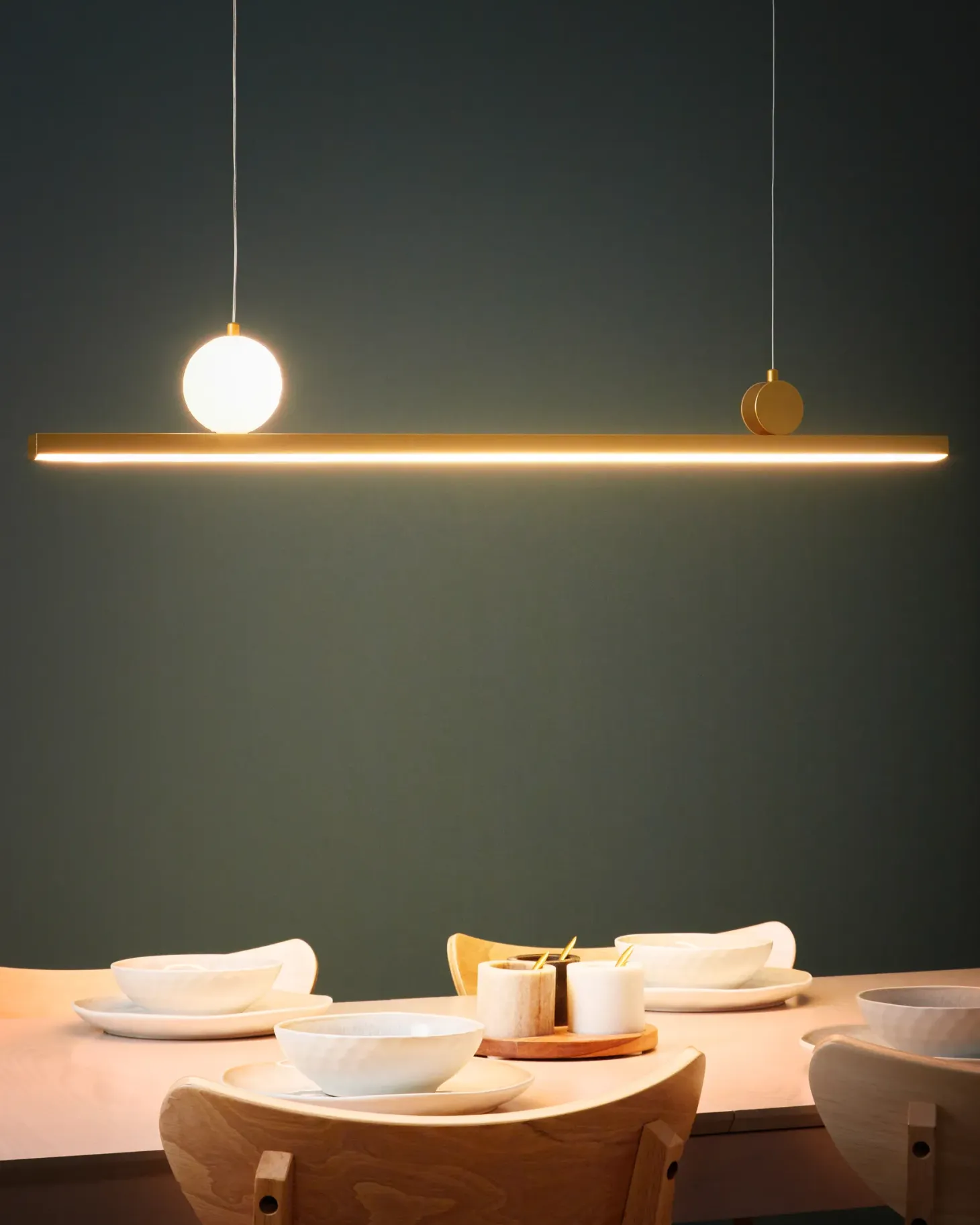 Lampa wisząca LED ALWAND Metal Złoty