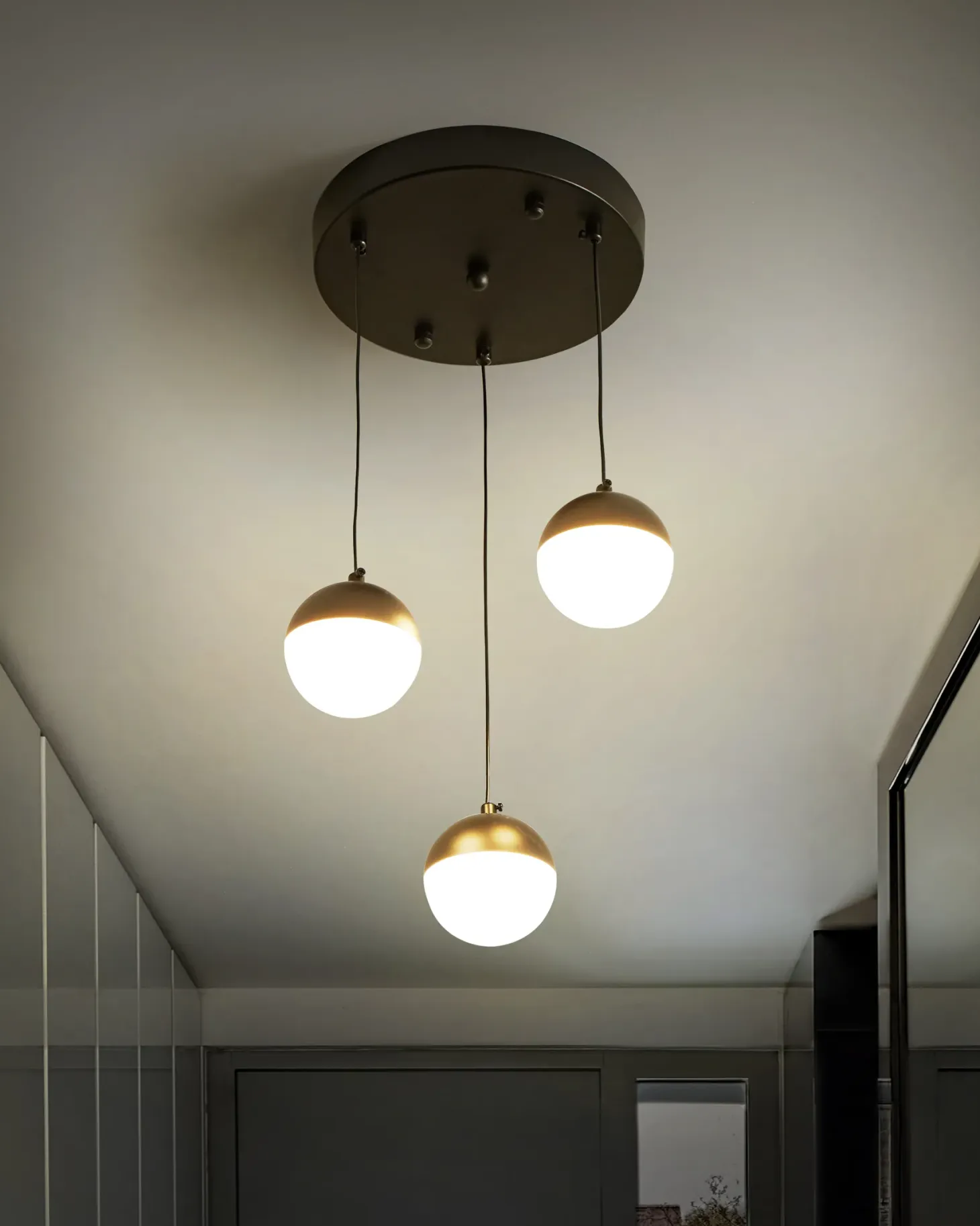 Lampa wisząca LED ANKOBRA Metal Czarny