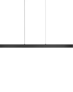 Lampa wisząca LED ARENAS Z pilotem Czarny
