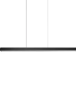Lampa wisząca LED ARENAS Z pilotem Czarny