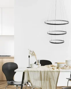 Lampa wisząca LED ATREK Metal Czarny