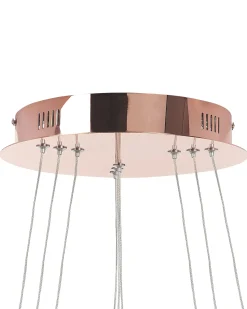 Lampa wisząca LED ATREK Metal Różowe złoto