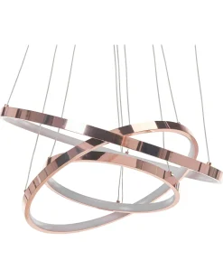 Lampa wisząca LED ATREK Metal Różowe złoto