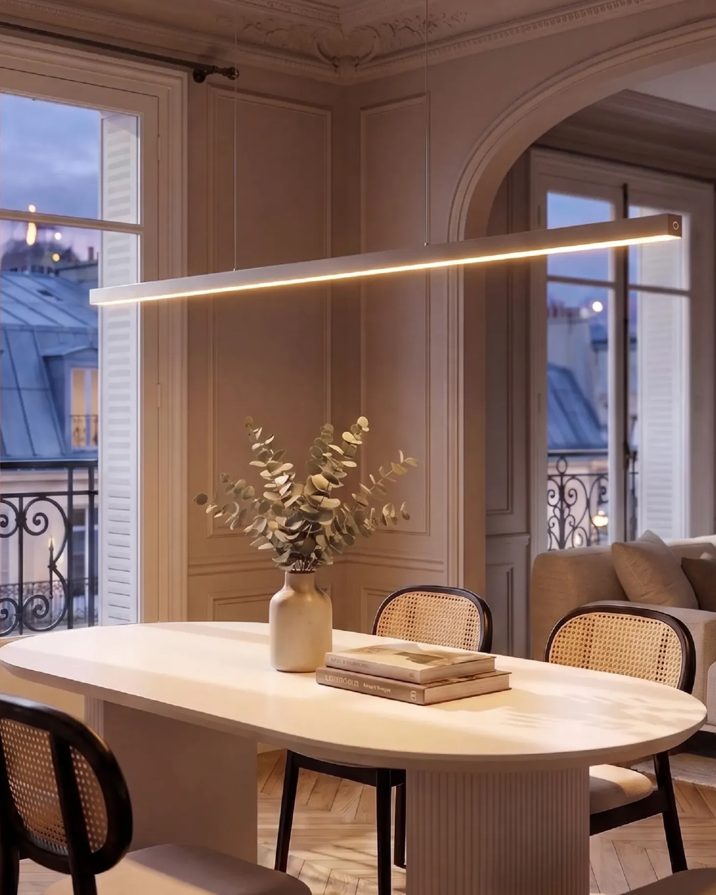 Lampa wisząca LED BADDANA Metal Srebrny