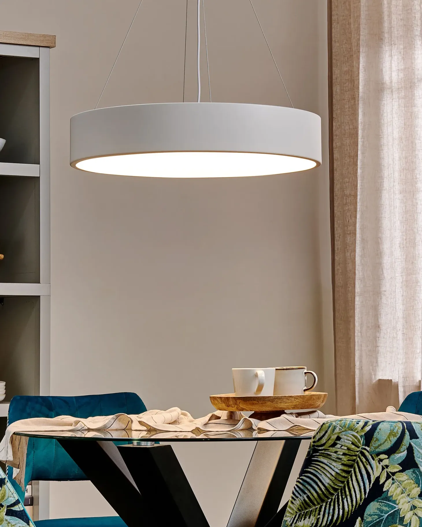 Lampa wisząca LED BALILI Metal Biały