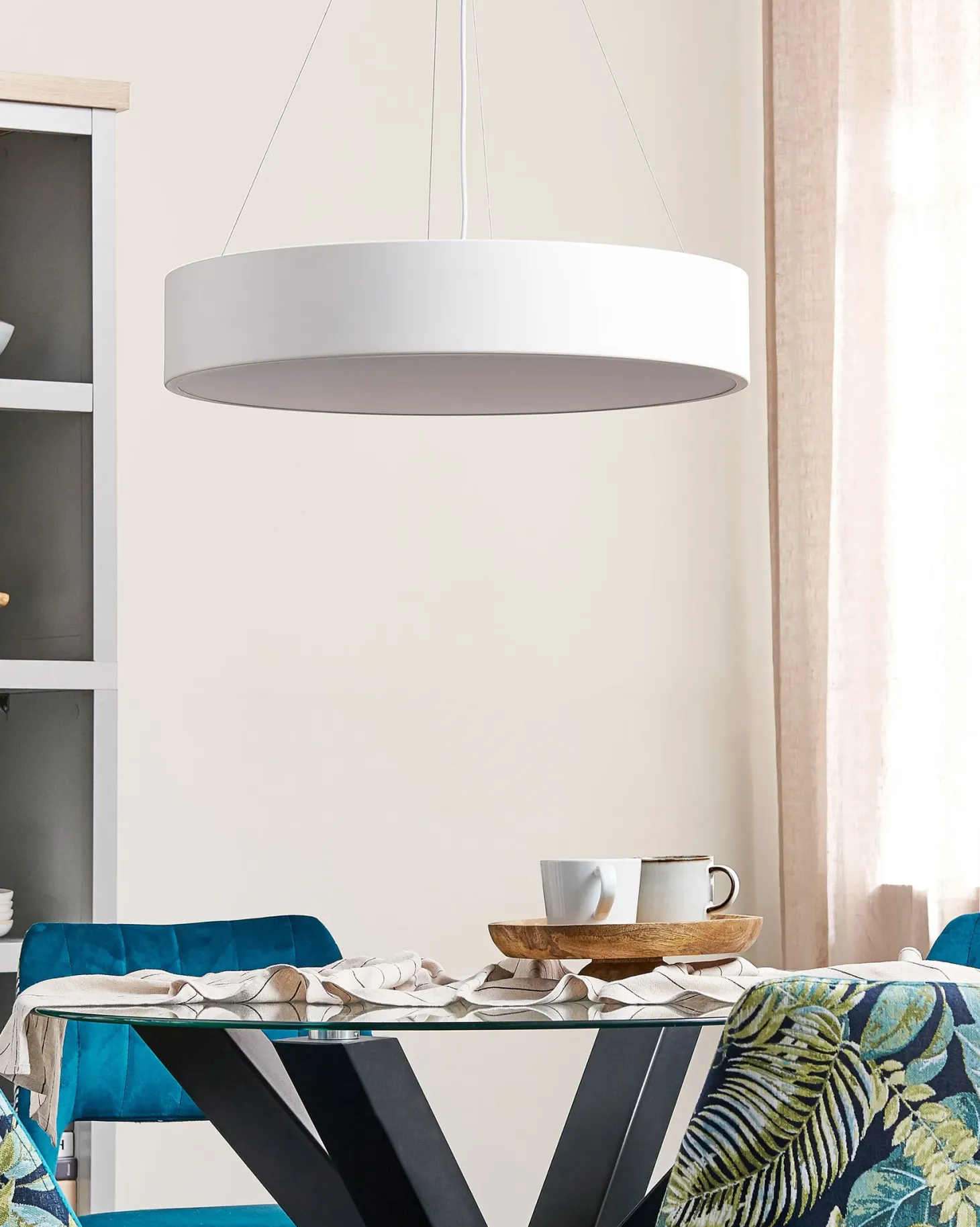Lampa wisząca LED BALILI Metal Biały