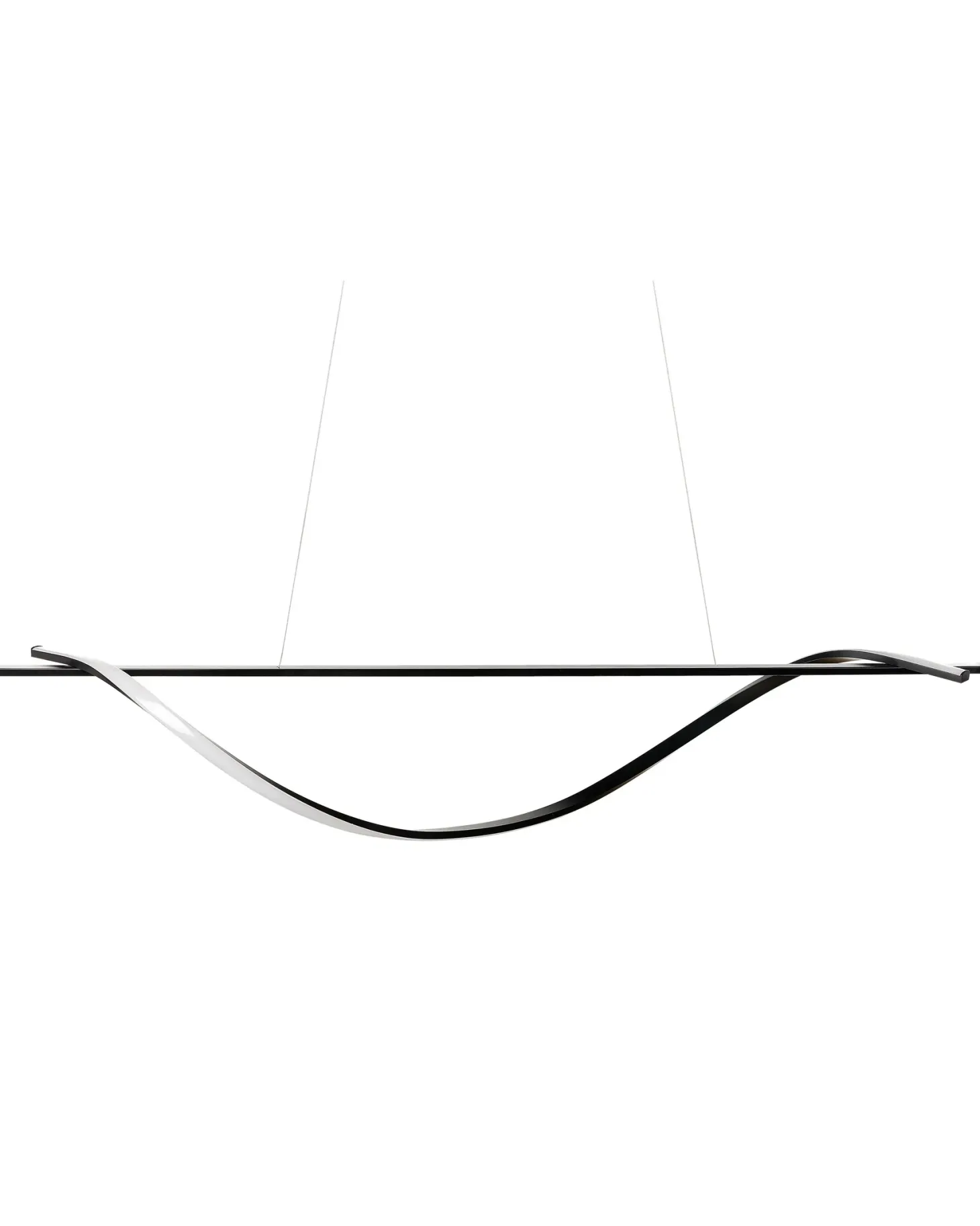 Lampa wisząca LED BODRI Metal Czarny