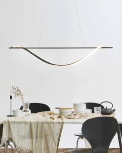 Lampa wisząca LED BODRI Metal Czarny