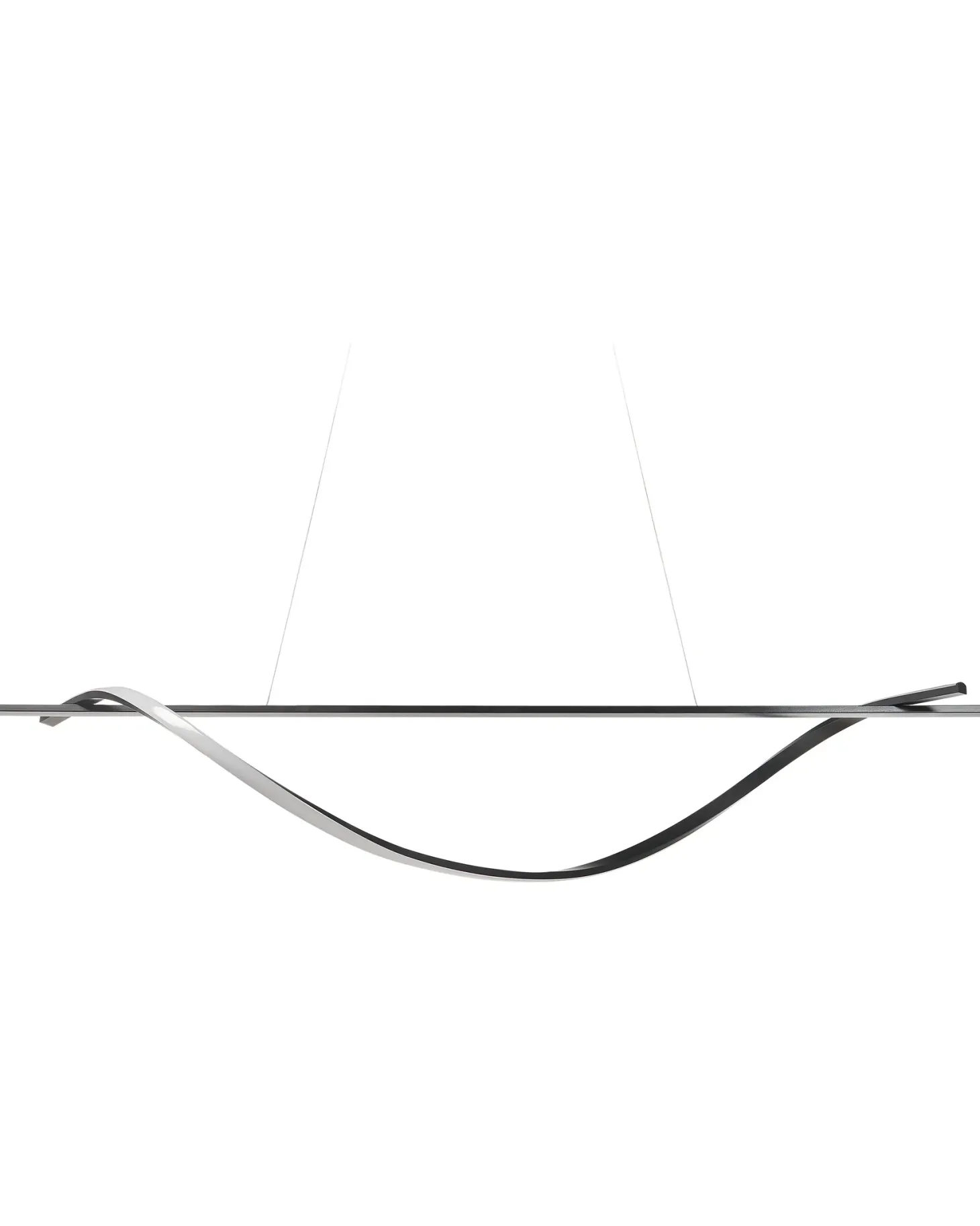 Lampa wisząca LED BODRI Metal Czarny