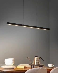 Lampa wisząca LED CANDELERO Z pilotem Czarny