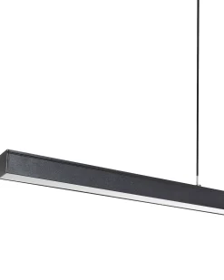 Lampa wisząca LED CANDELERO Z pilotem Czarny