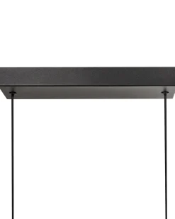 Lampa wisząca LED CANDELERO Z pilotem Czarny
