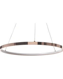 Lampa wisząca LED JORDAN Metal Różowe złoto