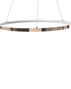 Lampa wisząca LED JORDAN Metal Różowe złoto