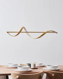 Lampa wisząca LED KHUTTI Metal Złoty