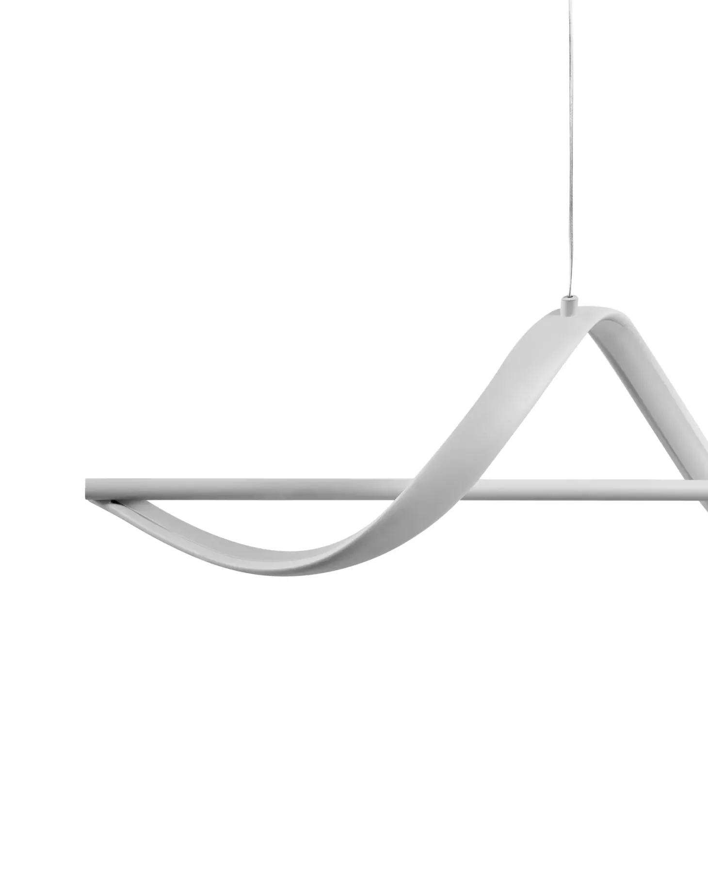 Lampa wisząca LED KHUTTI Z pilotem Ze ściemniaczem Metal Biały