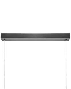 Lampa wisząca LED KHUTTI Z pilotem Ze ściemniaczem Metal Czarny