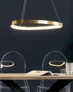 Lampa wisząca LED KRABURI Metal Złoty