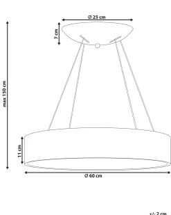 Lampa wisząca LED LENYA Metal Biały