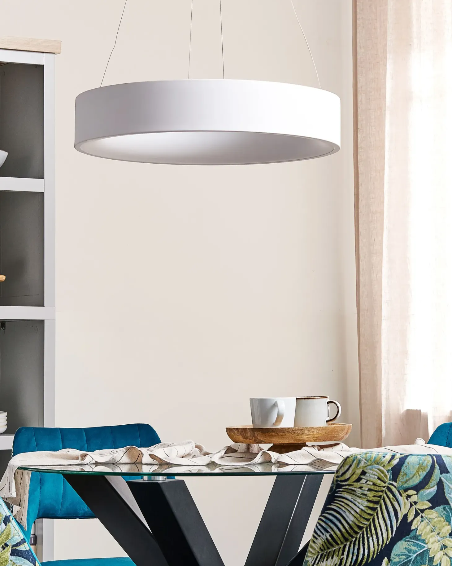 Lampa wisząca LED LENYA Metal Biały