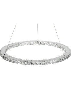 Lampa wisząca LED MAGAT Kryształ Srebrny