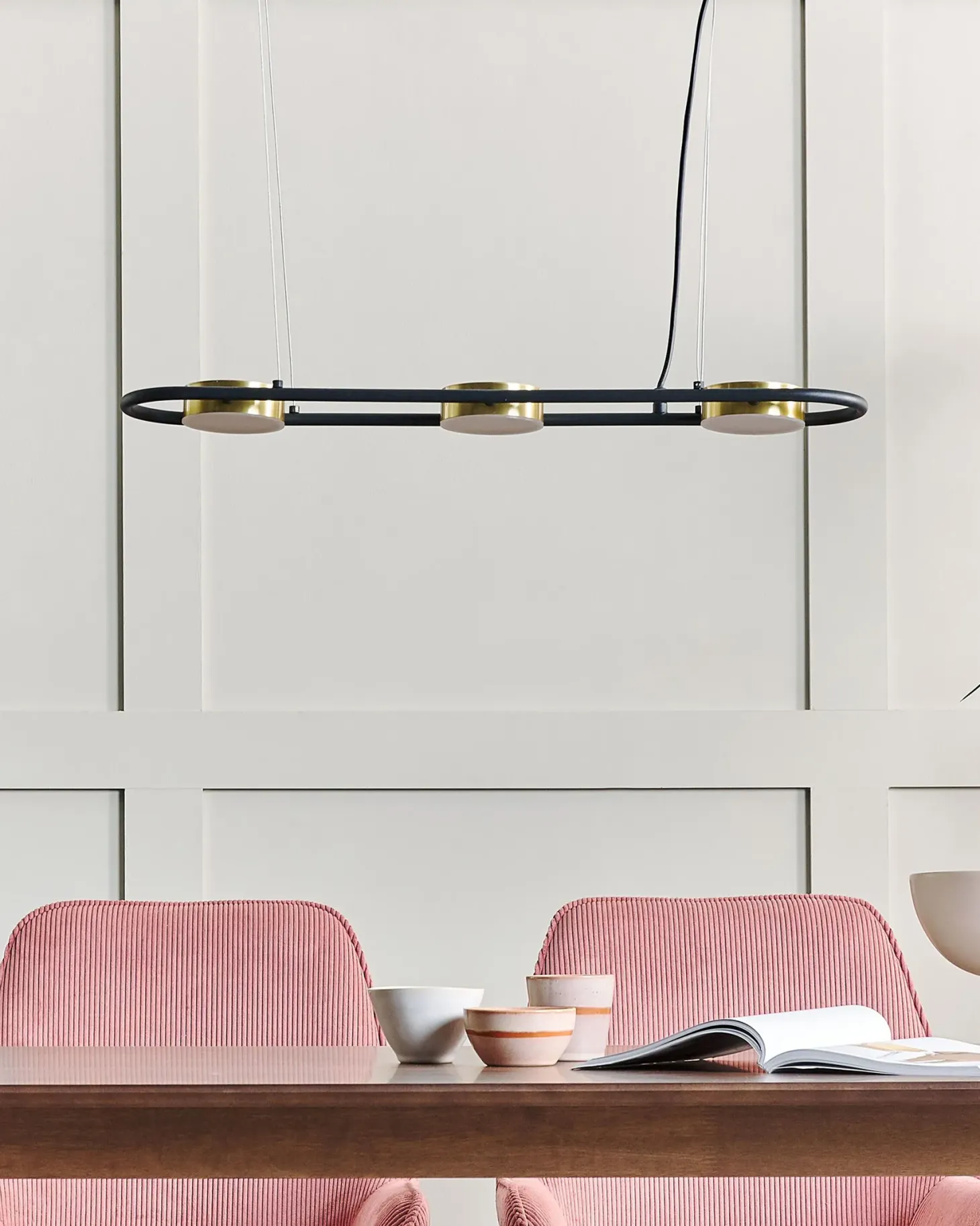 Lampa wisząca LED MALI Metal Czarny