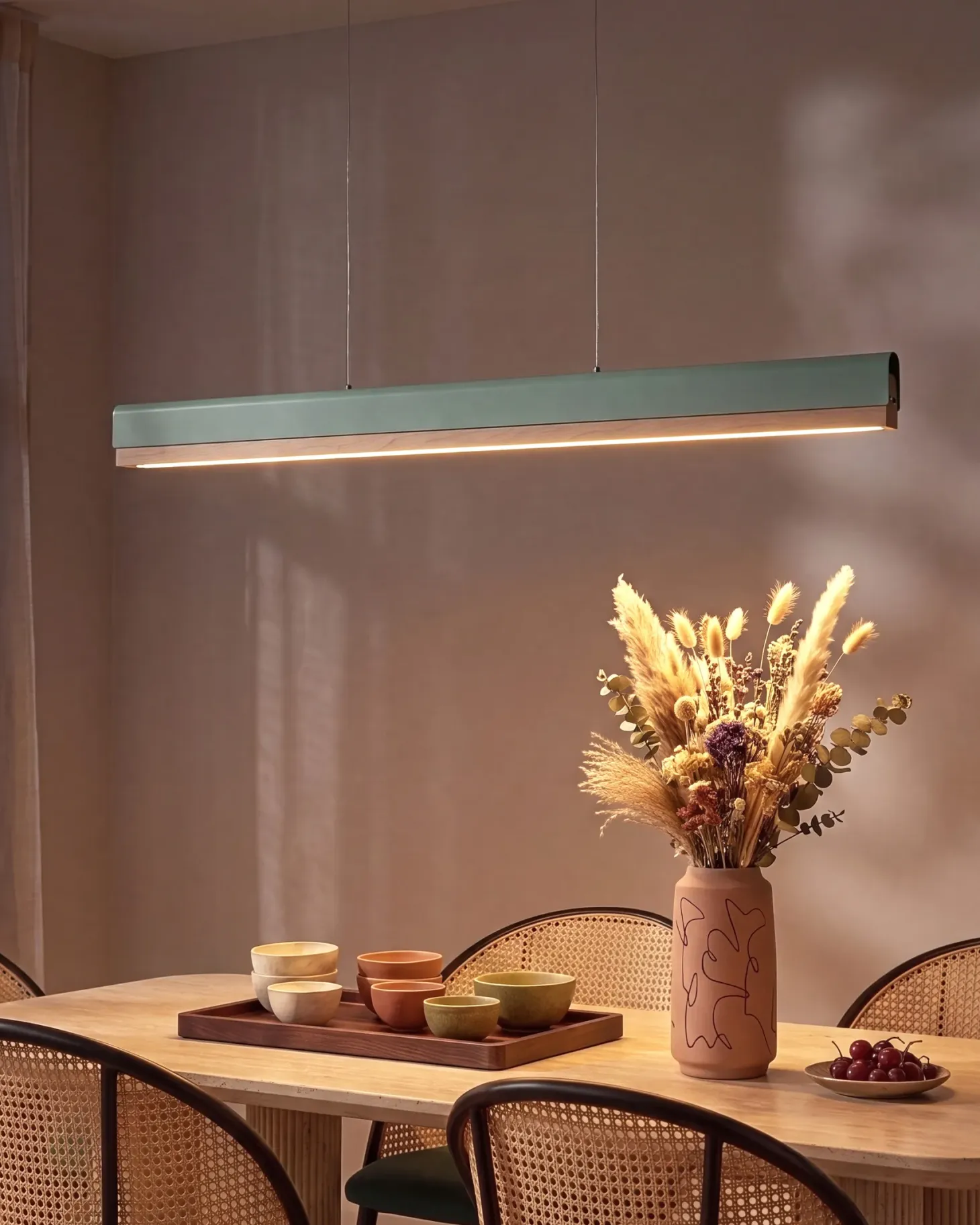 Lampa wisząca LED MARA Metal Miętowy