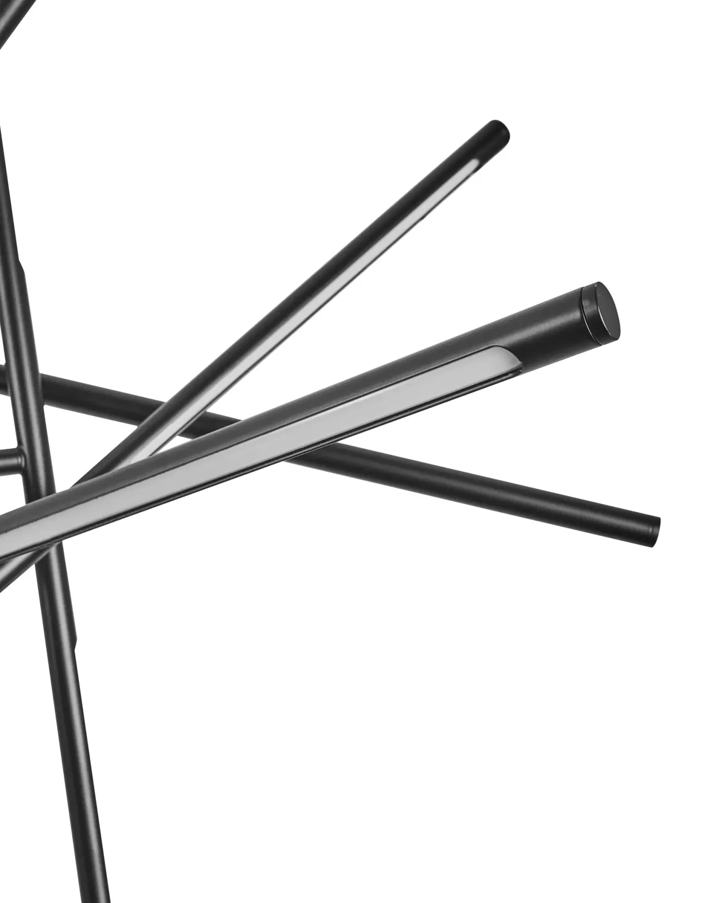 Lampa wisząca LED PALUN Ze ściemniaczem Metal Czarny