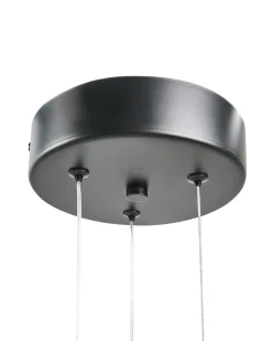 Lampa wisząca LED PALUN Ze ściemniaczem Metal Czarny
