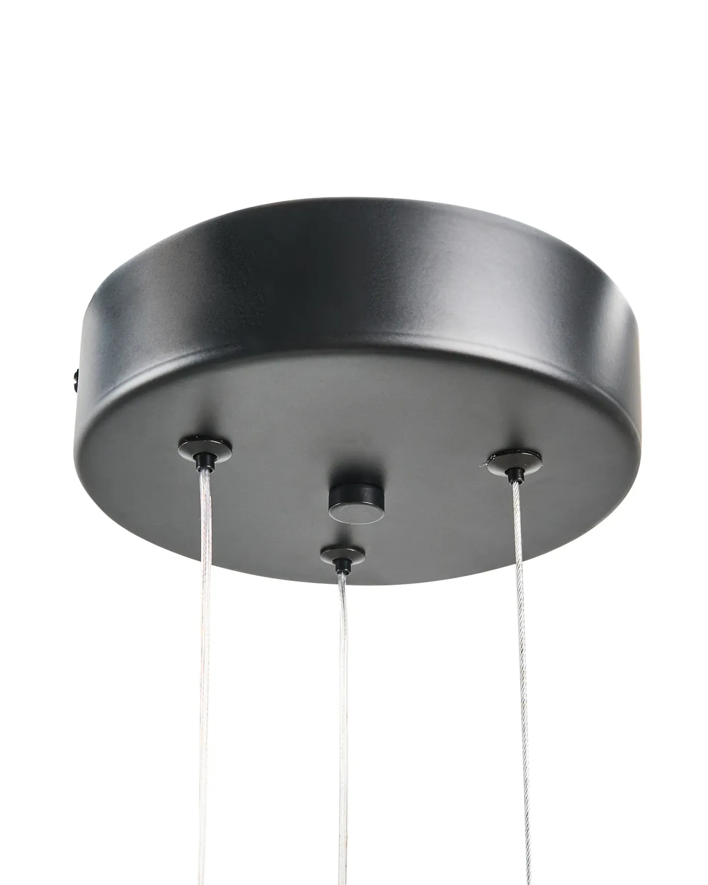 Lampa wisząca LED PALUN Ze ściemniaczem Metal Czarny