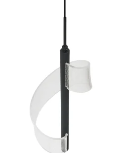 Lampa wisząca LED SARELA Metal Czarny
