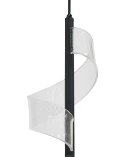 Lampa wisząca LED SARELA Metal Czarny
