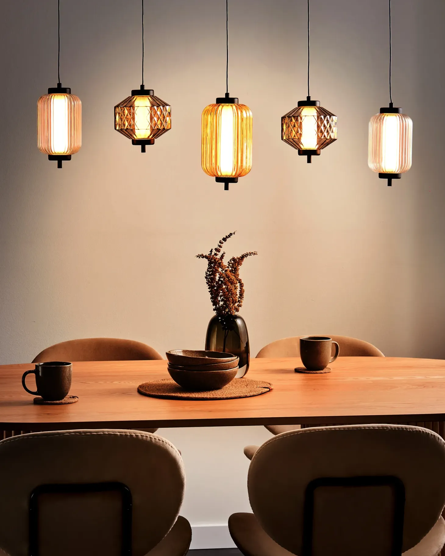 Lampa wisząca LED SULLANE LED Szkło Kolorowy