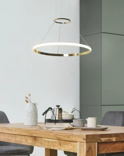 Lampa wisząca LED TANO Metal Złoty