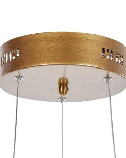 Lampa wisząca LED WANLI Metal Złoty