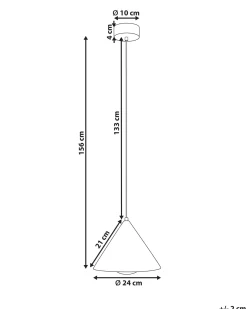 Discount Lampa wisząca LEYRE Metal Wszystkie Lampy|Wszystkie Lampy