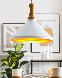Online Lampa wisząca LIARD Metal Biały Wszystkie Lampy|Lampy Wiszące