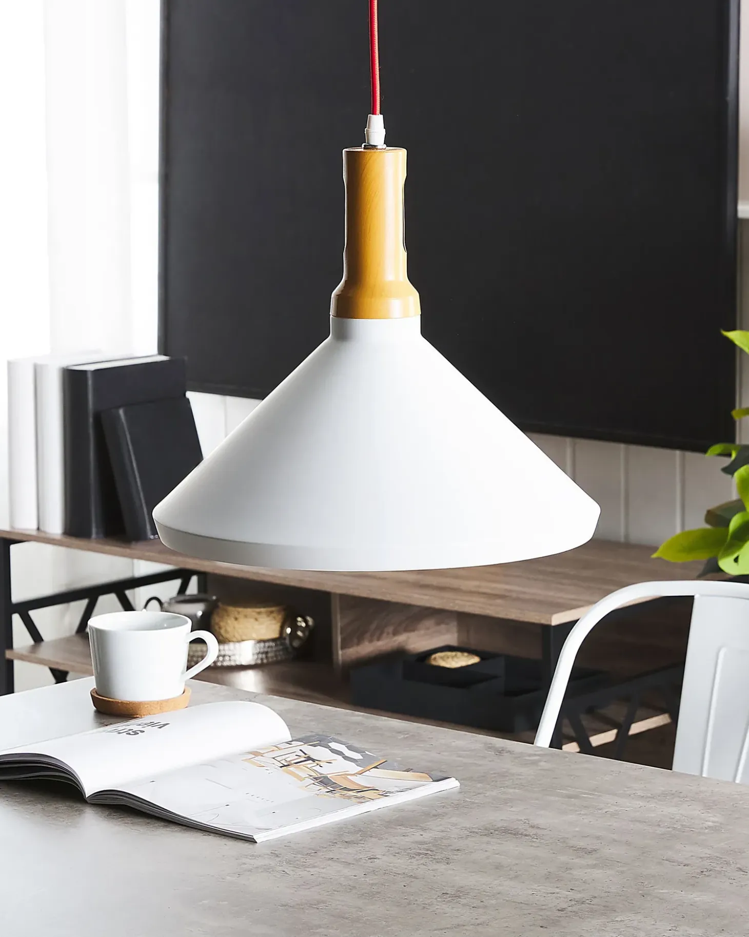 Online Lampa wisząca LIARD Metal Biały Wszystkie Lampy|Lampy Wiszące