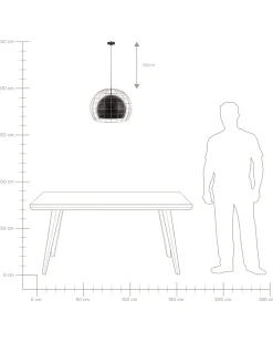 Hot Lampa wisząca LIRI Metal Czarny Wszystkie Lampy|Lampy Wiszące
