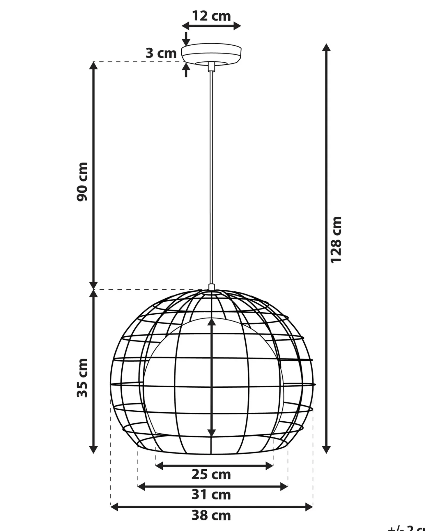 Best Lampa wisząca LIRI Metal Wszystkie Lampy|Lampy Wiszące