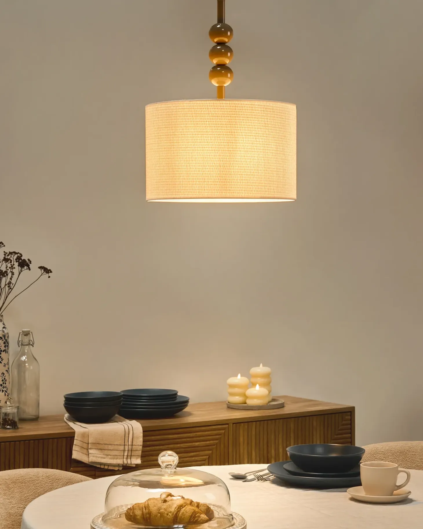 Outlet LOKY Metal Beżowy Wszystkie Lampy|Lampy Wiszące