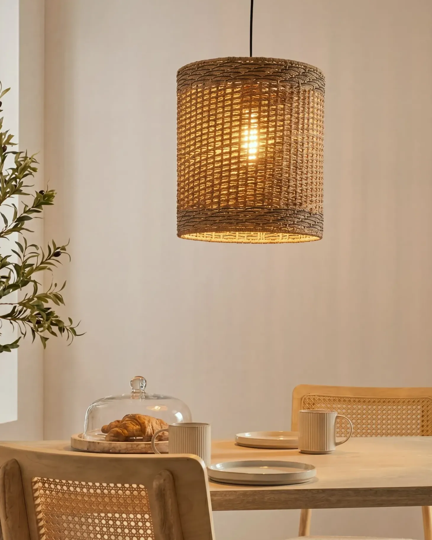 Sale Lampa wisząca LUAPULA Papierowa plecionka Wszystkie Lampy|Lampy Wiszące