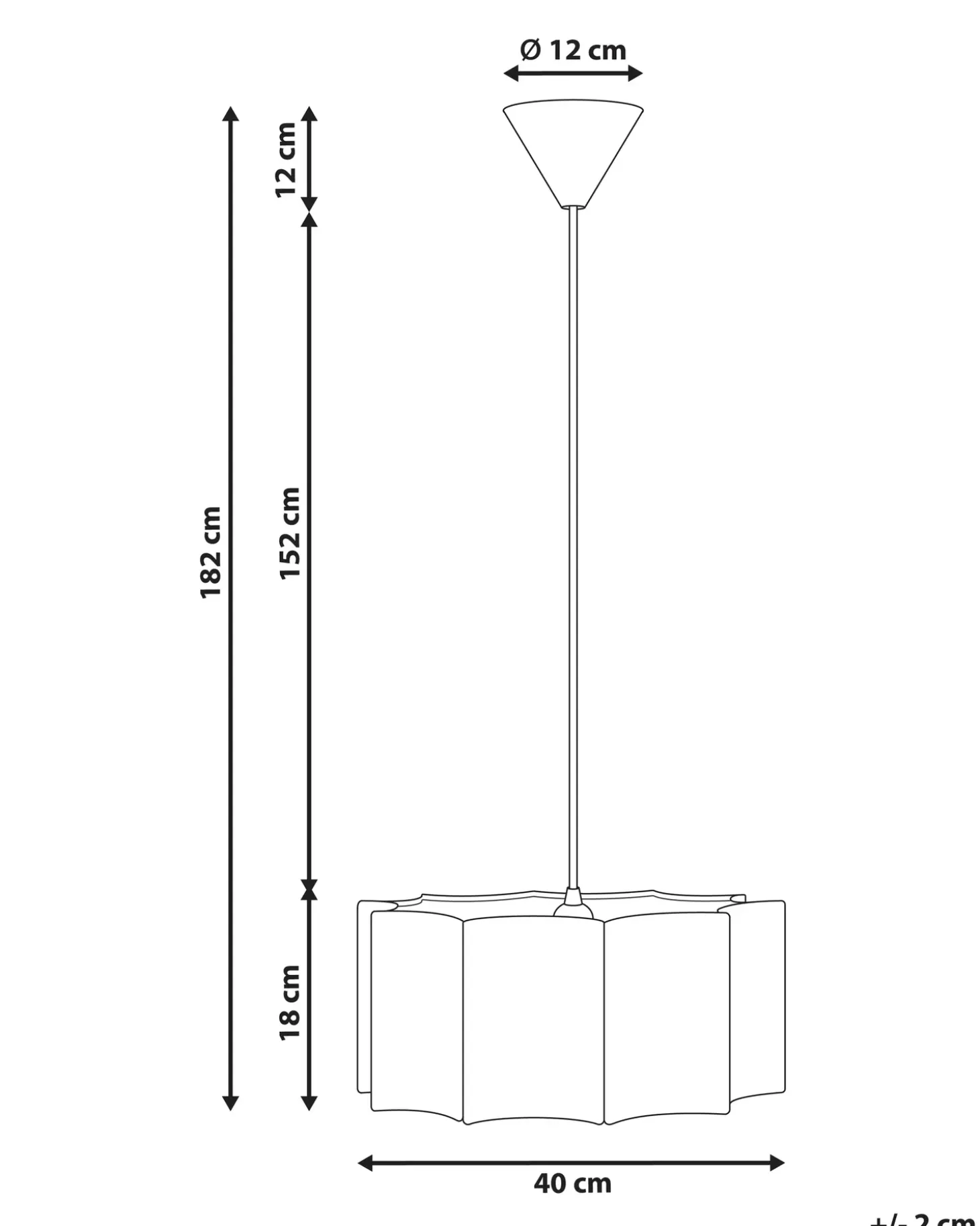 Sale Lampa wisząca LUENHA Metal Beżowy Wszystkie Lampy|Lampy Wiszące
