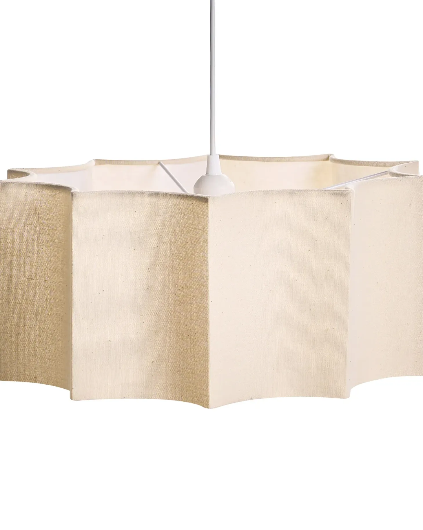 Sale Lampa wisząca LUENHA Metal Beżowy Wszystkie Lampy|Lampy Wiszące