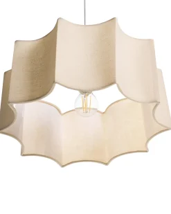 Sale Lampa wisząca LUENHA Metal Beżowy Wszystkie Lampy|Lampy Wiszące