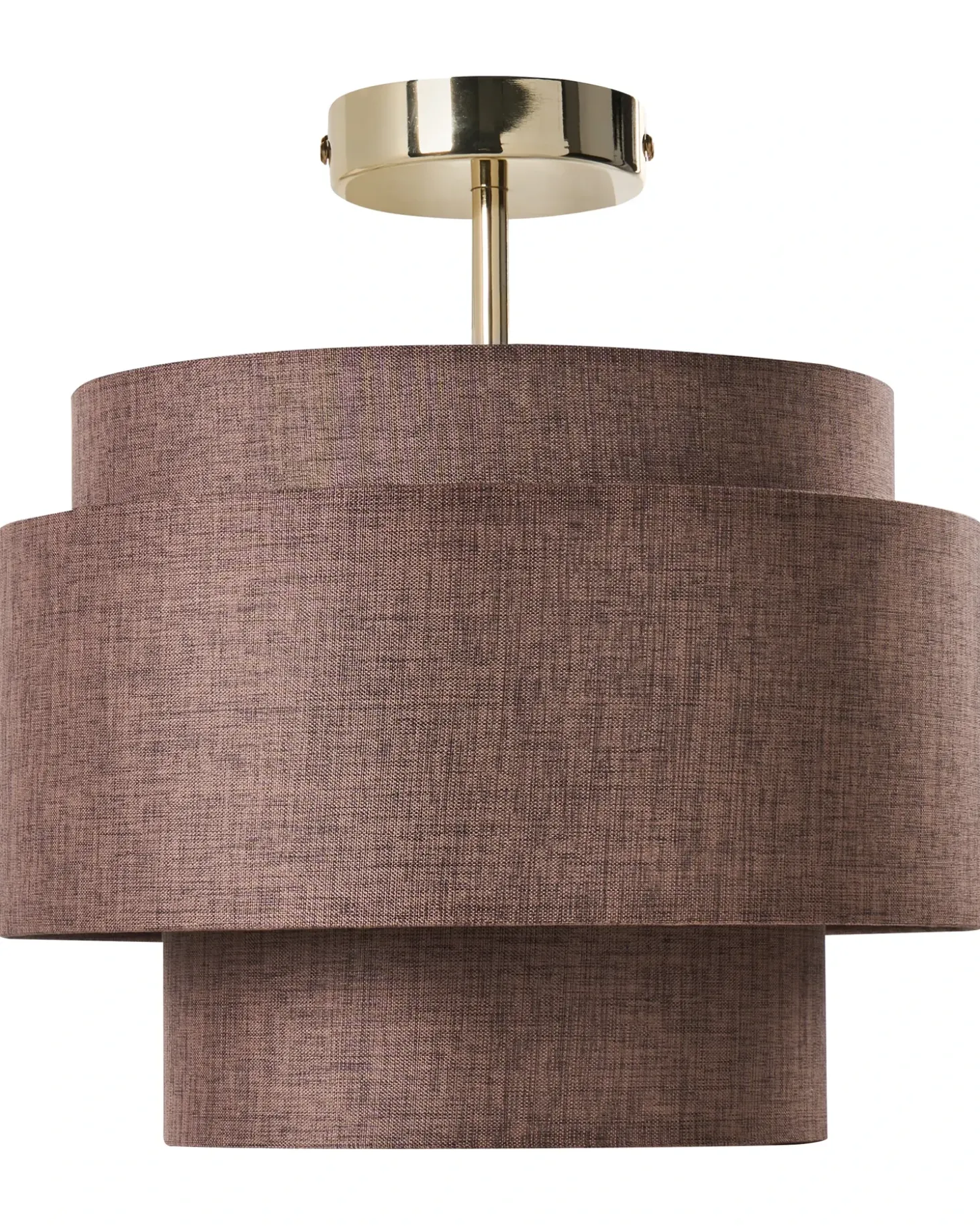 Outlet Lampa wisząca LUKAGO Len Brązowy Wszystkie Lampy|Lampy Wiszące