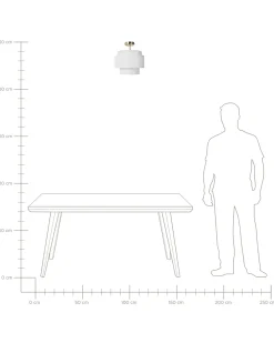 Discount Lampa wisząca LUKAGO Len Złamana biel Wszystkie Lampy|Lampy Wiszące