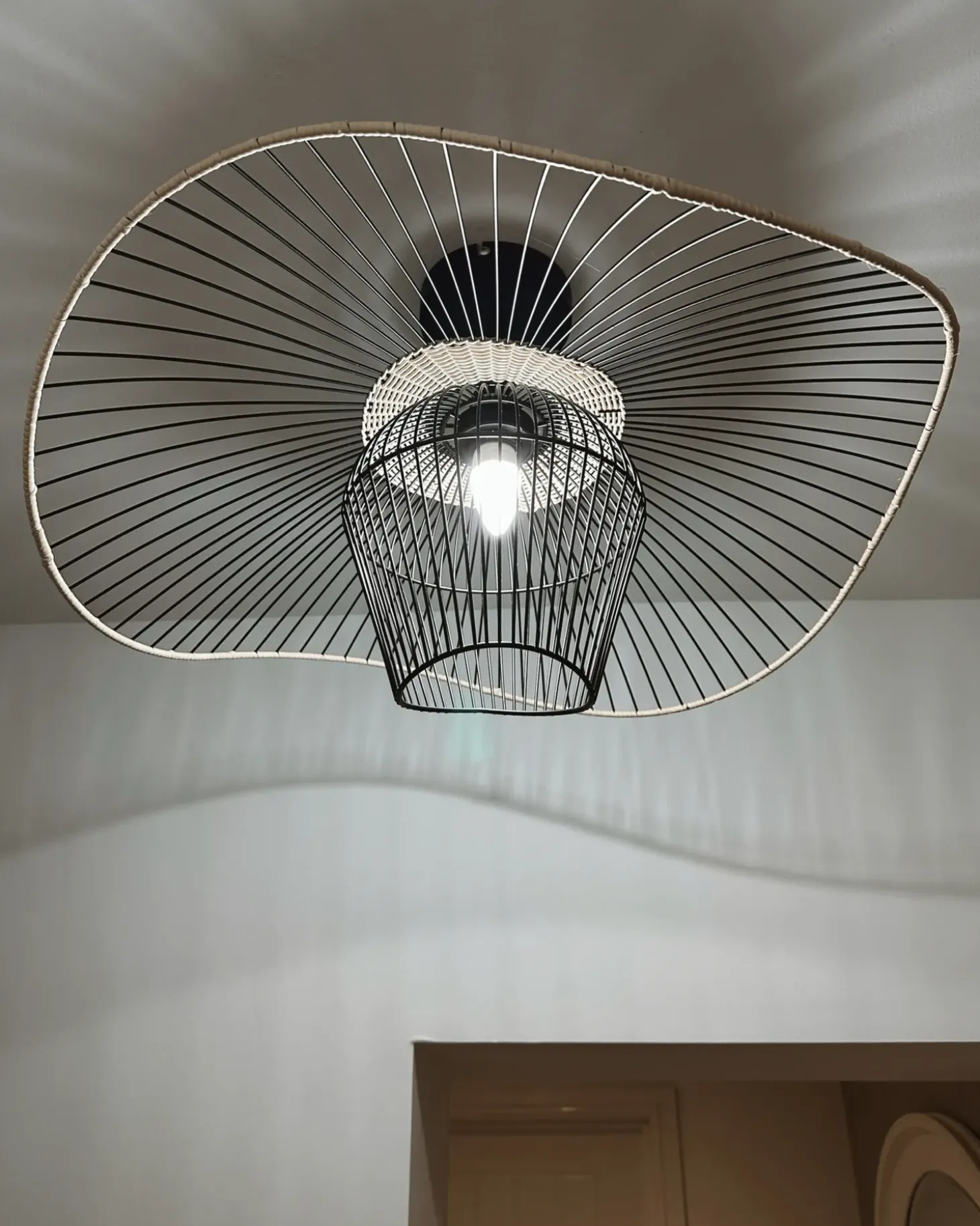 Lampa wisząca LUNGA Metal Czarny Wszystkie Lampy|Lampy Wiszące