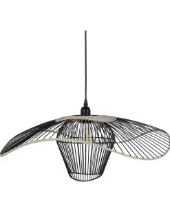 Lampa wisząca LUNGA Metal Czarny Wszystkie Lampy|Lampy Wiszące